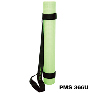 YM8943
	-YOGA MAT WITH STRAP
	-Lime Green (mat) Black (strap)